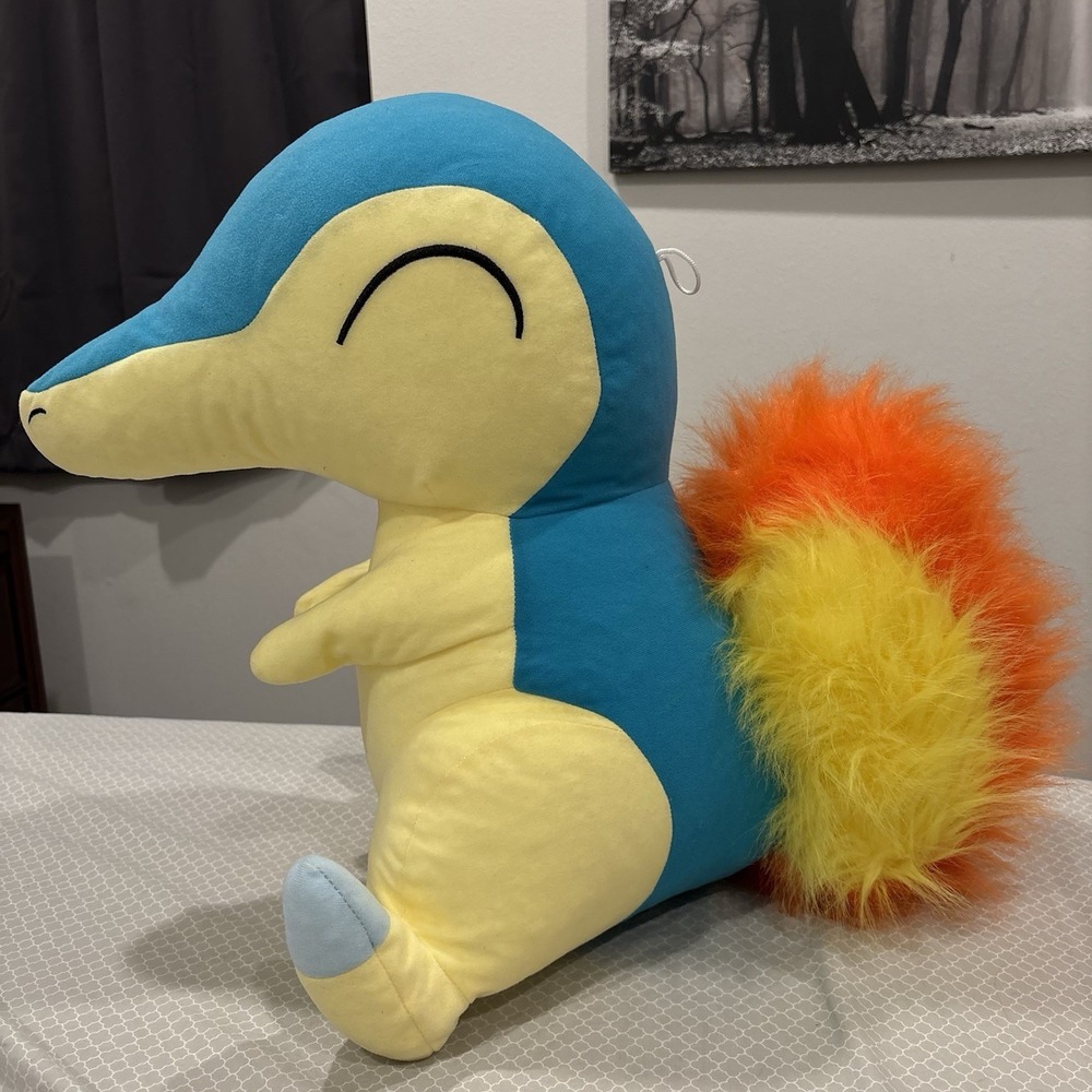 Pokemon Cyndaquil 21" Cushion Plush Pokemon The Toy Factory
